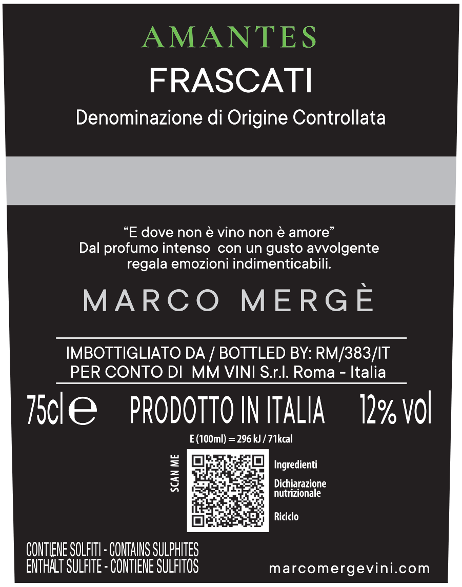 AMANTES - FRASCATI DOC